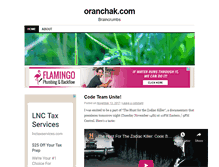 Tablet Screenshot of oranchak.com